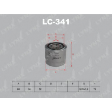 LC-341 LYNX Фильтр масляный