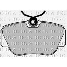 BBP1063 BORG & BECK Комплект тормозных колодок, дисковый тормоз