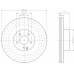 MDC1781 MINTEX Тормозной диск