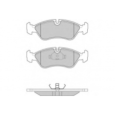 12-0417 E.T.F. Комплект тормозных колодок, дисковый тормоз