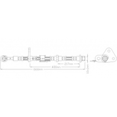 4402 REMKAFLEX Тормозной шланг