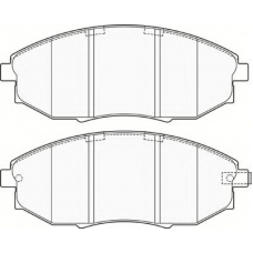 FP1031 FIT Комплект тормозных колодок, дисковый тормоз