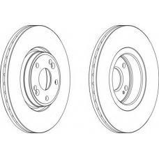DDF1205 FERODO Тормозной диск