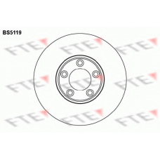 BS5119 FTE Тормозной диск