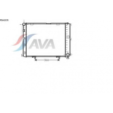 MSA2035 AVA Радиатор, охлаждение двигателя