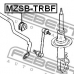 MZSB-TRBF FEBEST Опора, стабилизатор