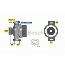 0 124 425 056 BOSCH Генератор