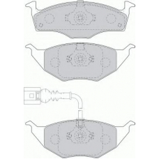 FDB1633 FERODO Комплект тормозных колодок, дисковый тормоз
