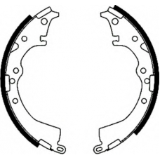 8DB 355 002-031 HELLA Комплект тормозных колодок