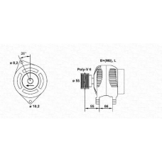 943354076010 MAGNETI MARELLI Генератор