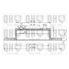 BDC4869 QUINTON HAZELL Тормозной диск