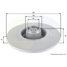 ADC3021 COMLINE Тормозной диск