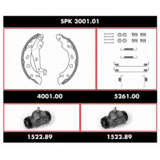 SPK 3001.01 ROADHOUSE Комплект тормозов, барабанный тормозной механизм