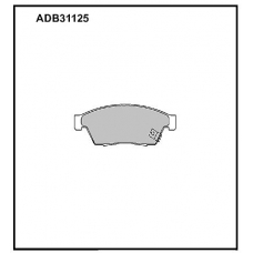 ADB31125 Allied Nippon Тормозные колодки