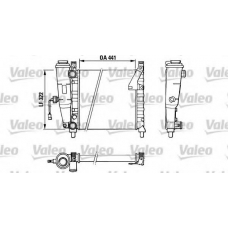 883828 VALEO Радиатор, охлаждение двигателя