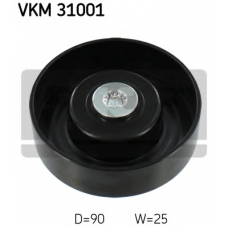 VKM 31001 SKF Паразитный / ведущий ролик, поликлиновой ремень