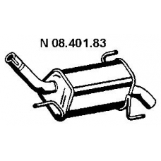 08.401.83 EBERSPACHER Глушитель выхлопных газов конечный