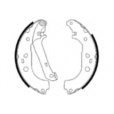 09-0636 E.T.F. Комплект тормозных колодок