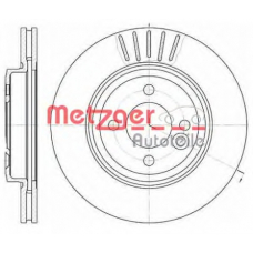 6624.10 METZGER Тормозной диск