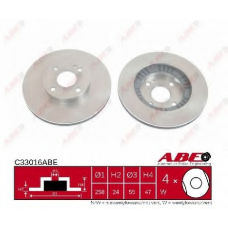 C33016ABE ABE Тормозной диск
