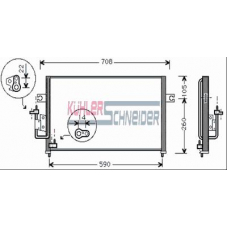 5721101 KUHLER SCHNEIDER Конденсатор, кондиционер