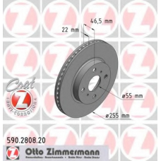 590.2808.20 ZIMMERMANN Тормозной диск