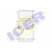 181187 ICER Комплект тормозных колодок, дисковый тормоз