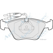 PAD779 APEC Комплект тормозных колодок, дисковый тормоз