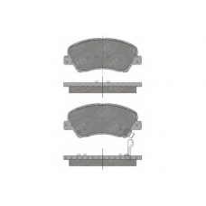SP 667 PR SCT Комплект тормозных колодок, дисковый тормоз