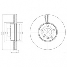 BG9061 DELPHI Тормозной диск