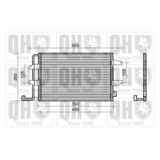 QCN483 QUINTON HAZELL Конденсатор, кондиционер