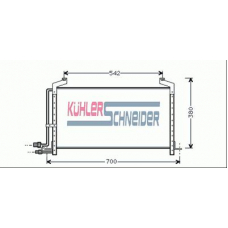 2020101 KUHLER SCHNEIDER Конденсатор, кондиционер