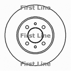 FBD167 FIRST LINE Тормозной диск