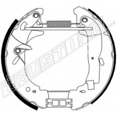 6341 TRUSTING Комплект тормозных колодок