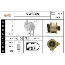 VW8089 SNRA Генератор