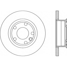 BDA1588.10 OPEN PARTS Тормозной диск