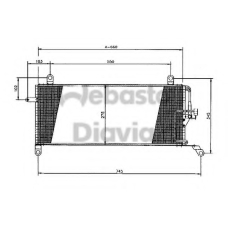 82D0225161A WEBASTO Конденсатор, кондиционер