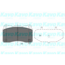 KBP-8021 KAVO PARTS Комплект тормозных колодок, дисковый тормоз
