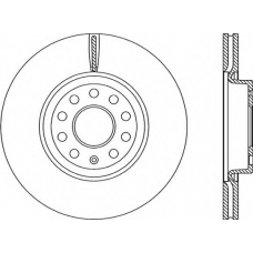 BDR2207.20 OPEN PARTS Тормозной диск