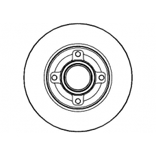 NBD1641 NATIONAL Тормозной диск