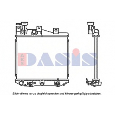 360003N AKS DASIS Радиатор, охлаждение двигателя