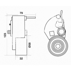 ITB-6H24 IPS Parts Устройство для натяжения ремня, ремень грм