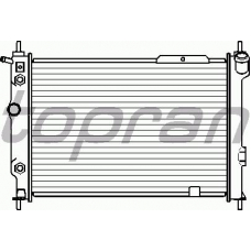 206 677 TOPRAN Радиатор, охлаждение двигателя