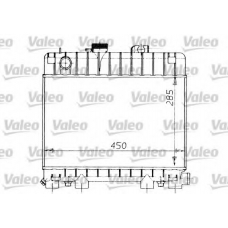 819208 VALEO Радиатор, охлаждение двигателя