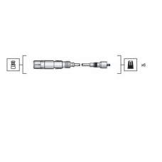 941318111043 MAGNETI MARELLI Комплект проводов зажигания