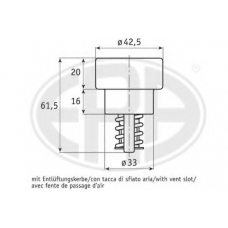350111 ERA Термостат, охлаждающая жидкость