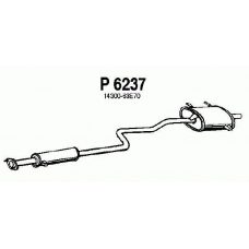 P6237 FENNO Глушитель выхлопных газов конечный