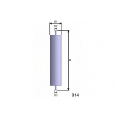 E508 MISFAT Топливный фильтр