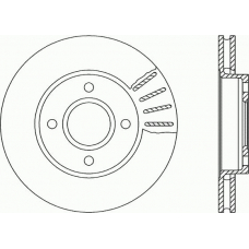 BDR1186.20 OPEN PARTS Тормозной диск