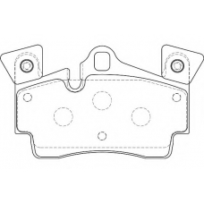 WBP24010A WAGNER LOCKHEED Комплект тормозных колодок, дисковый тормоз